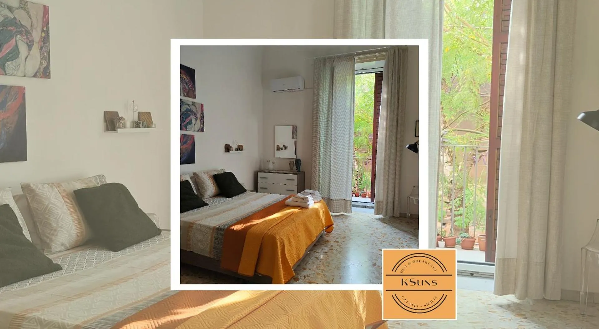 Bed & Breakfast Bed and Breakfast Ksuns Aeroporto di Catania Fontana Rossa